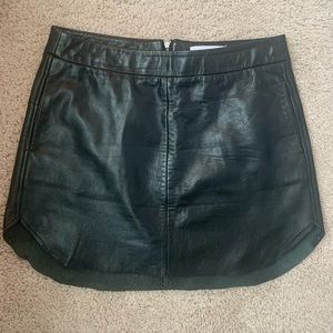 Karina Grimaldi Leather Skirt